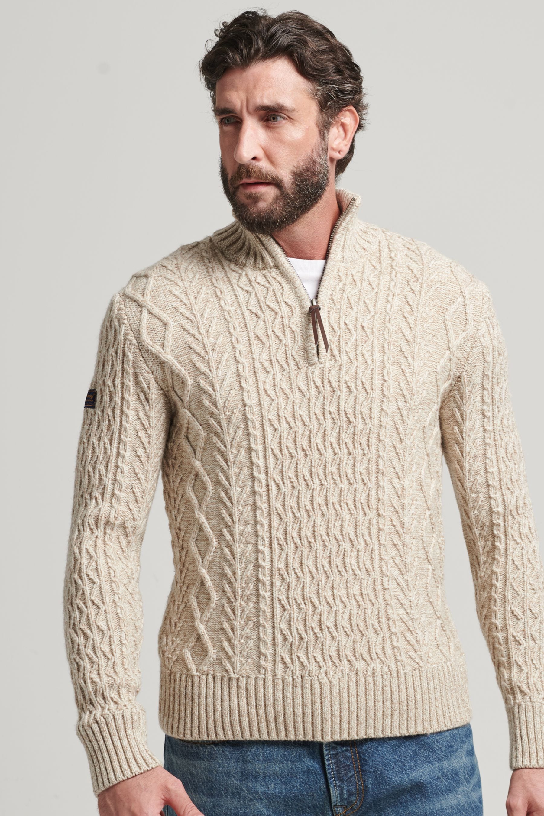 Mens henley jumper outlet