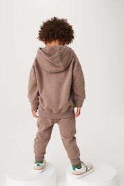 Mink Brown Soft Touch Jersey Hoodie (3mths-7yrs) - Image 3 of 7