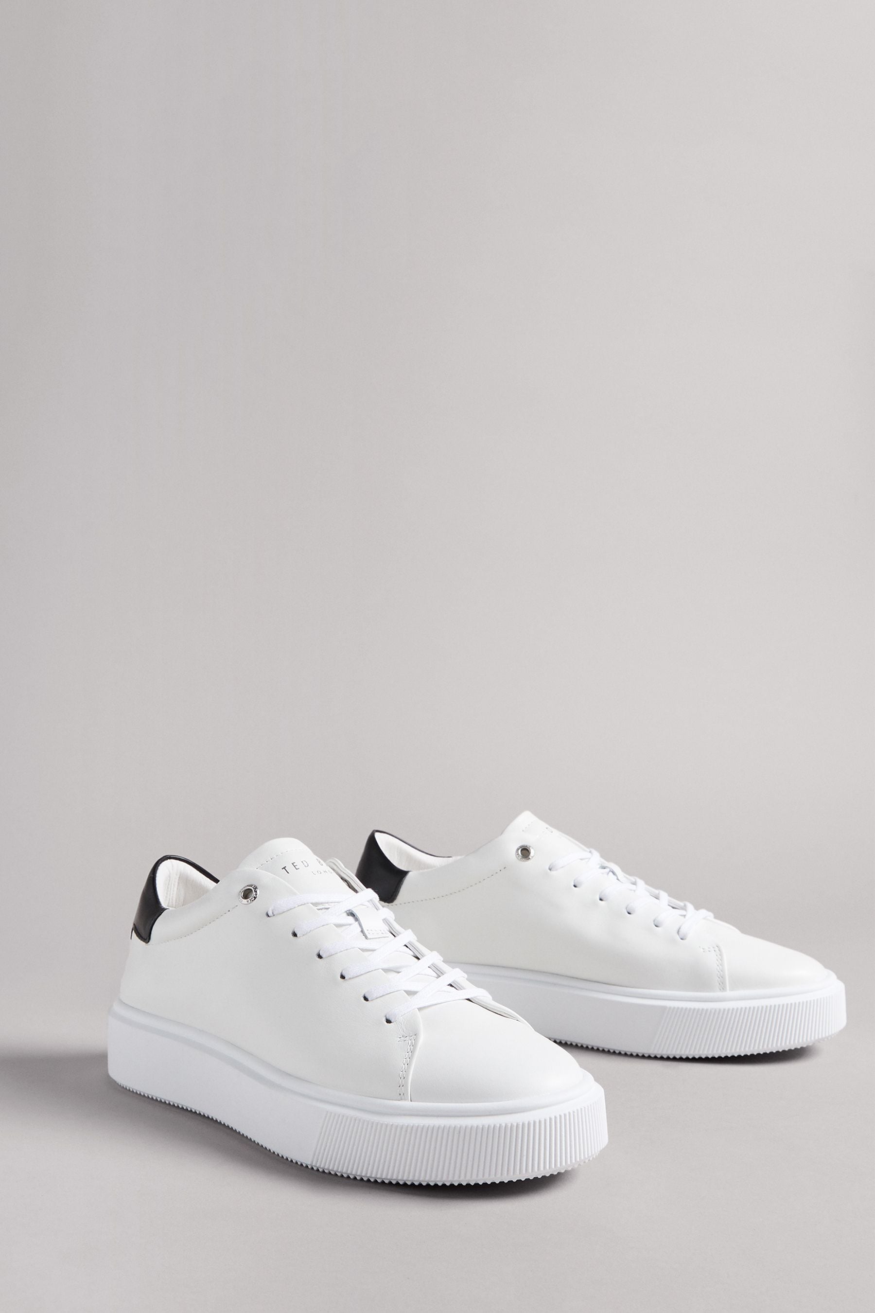 Zara white platform trainers 2025