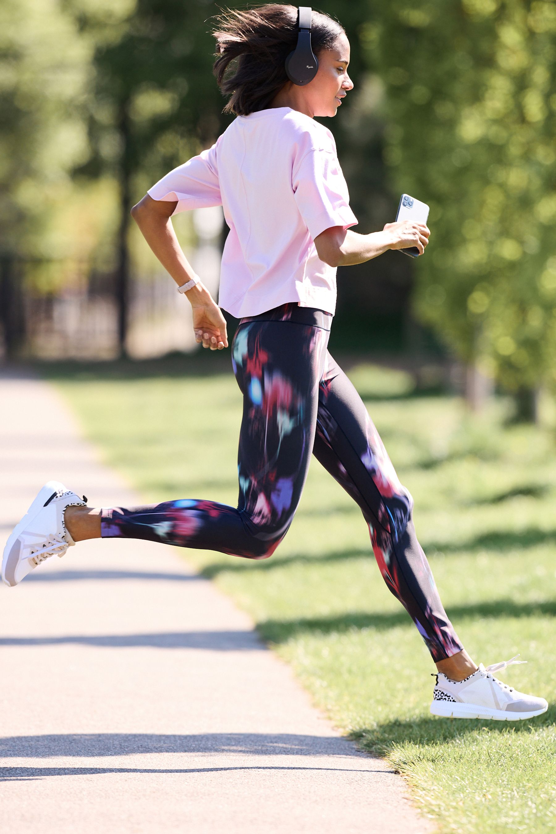 Buy High Waist Floral Print Active Sports Sculpting Leggings from Next Luxembourg