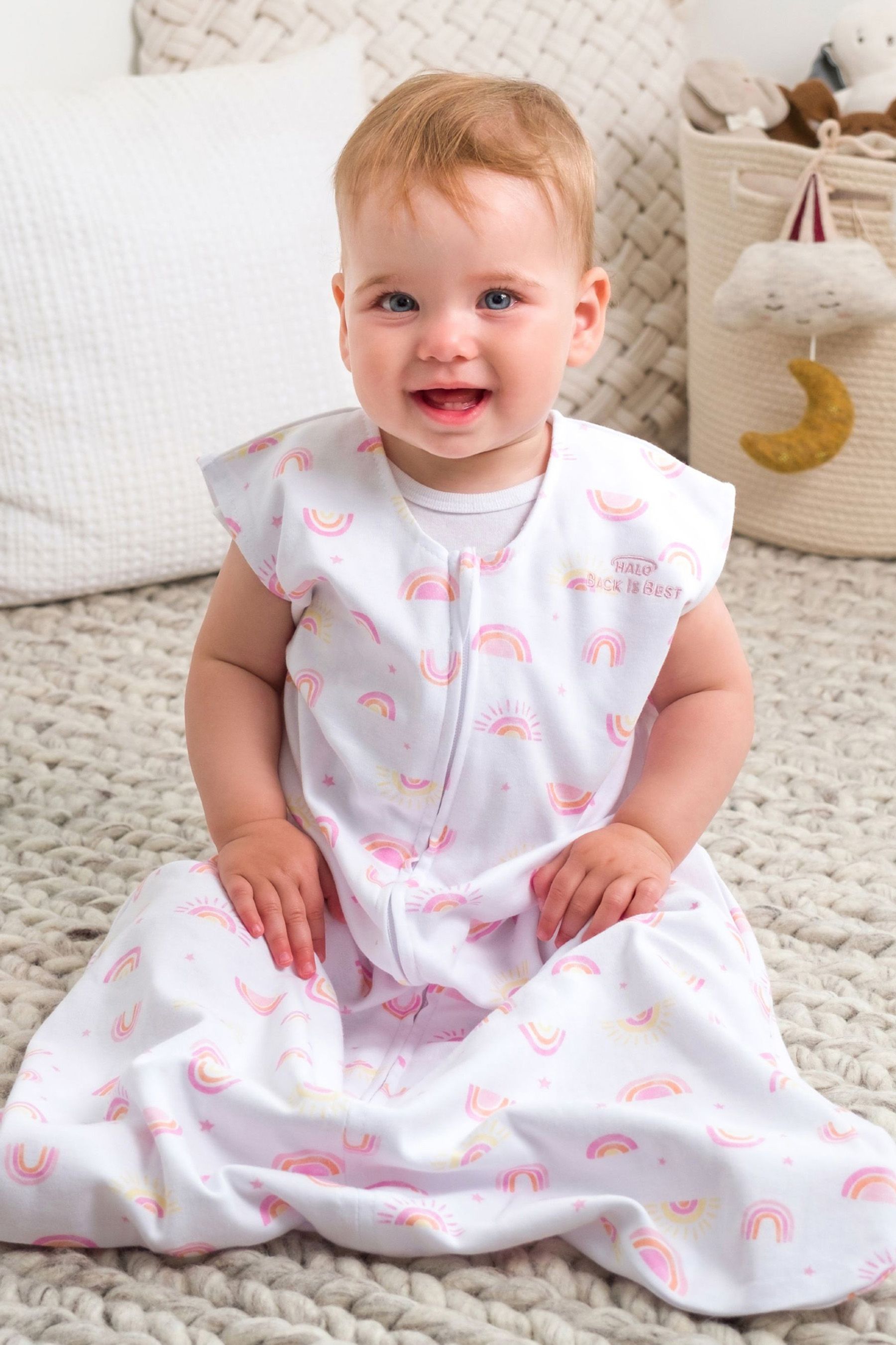 Buy Halo Pink SleepSack 0.5 TOG 100 Cotton Sleeping Bag from the Next UK online shop