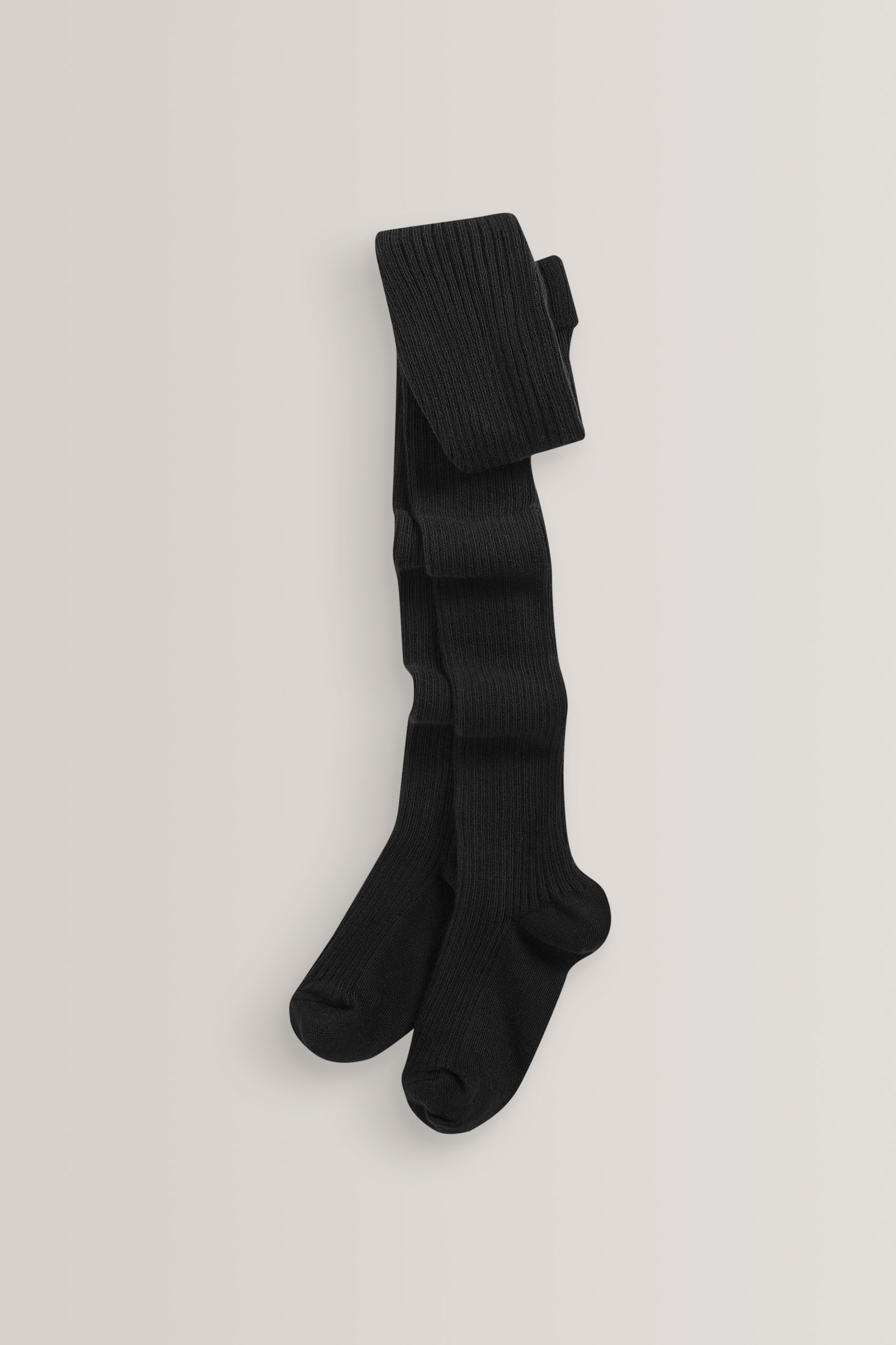 Buy Black Grey Cotton Rich Cable Tights 3 Pack from the Next UK online shop