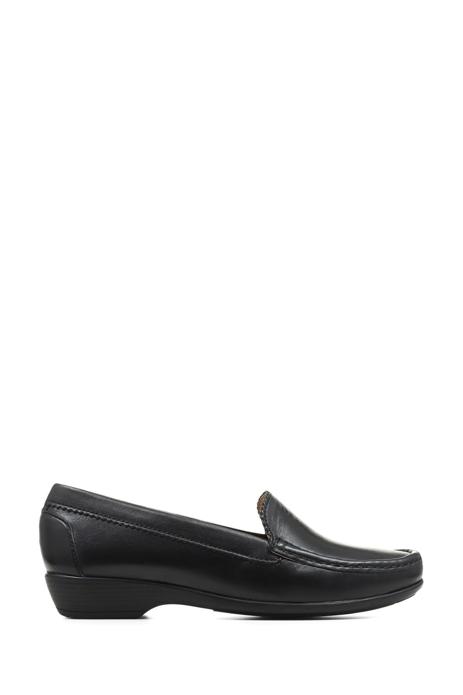 Pavers Lightweight Leather Slip-On Black Shoes - Image 1 of 5