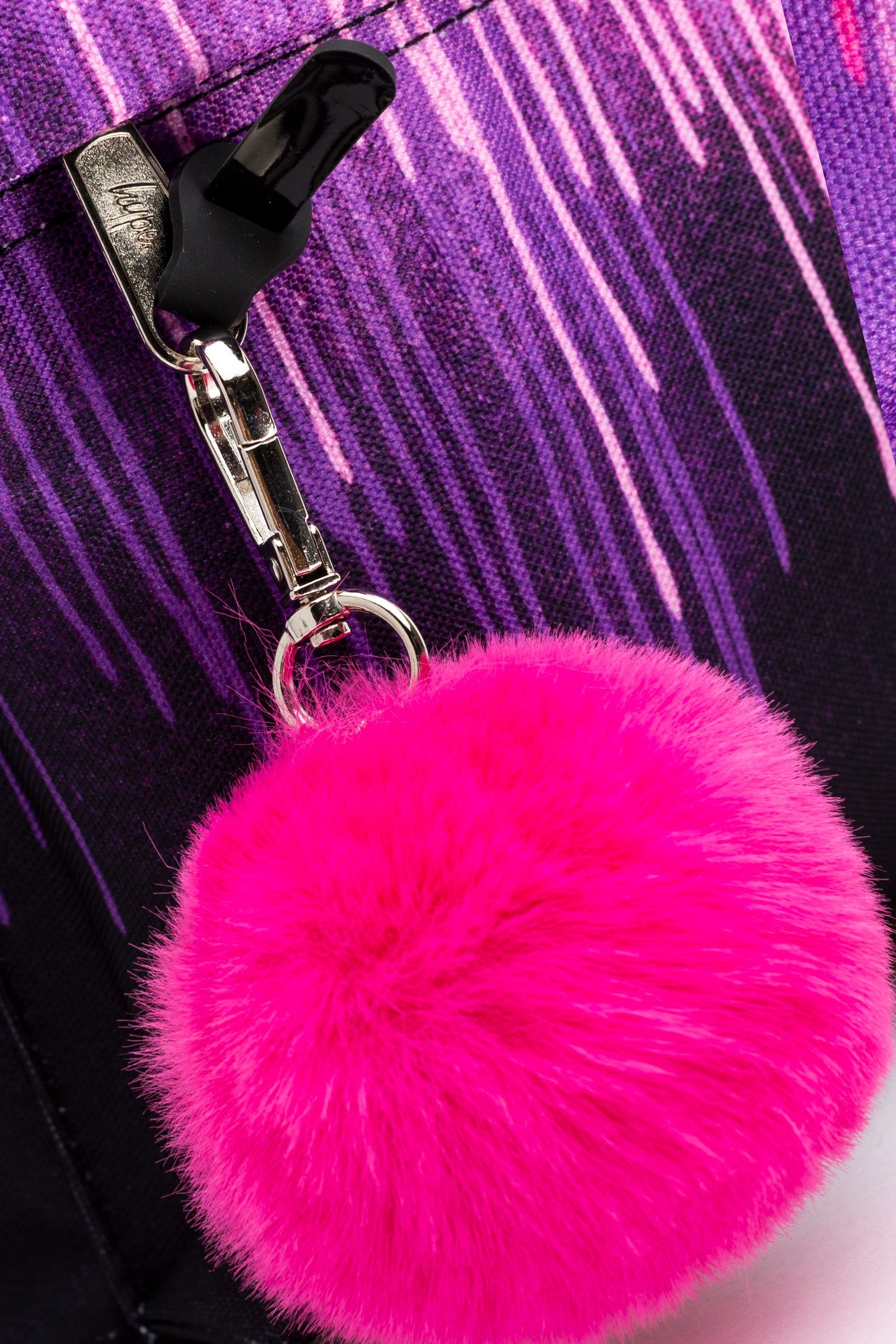 Hype Purple Pink Drip Backpack School Rucksack