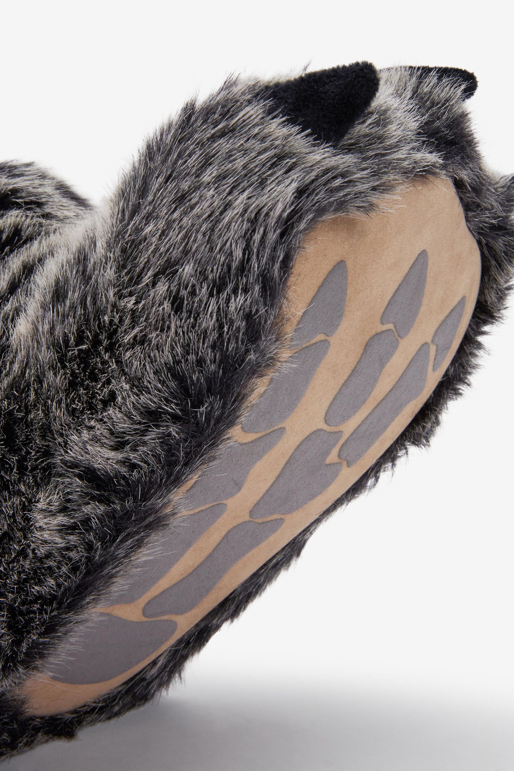Grey claw slippers hotsell