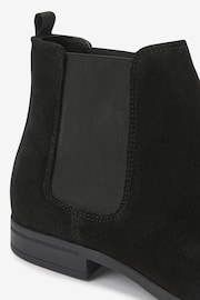 Black Suede Chelsea Boots - Image 5 of 5