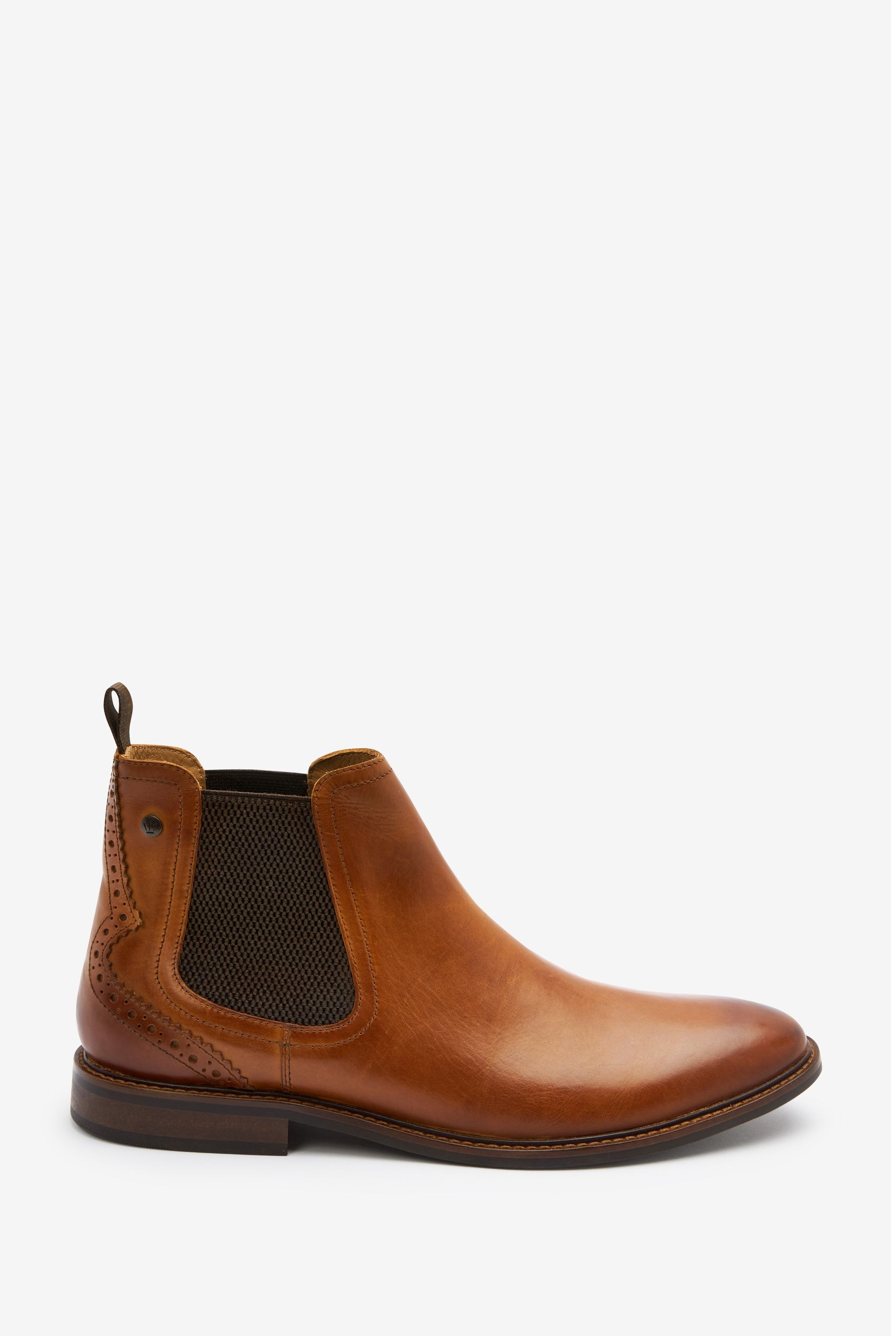 Buy Tan Brown Formal Chelsea Boots from Next Luxembourg