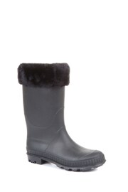 Pavers Ladies Black Wellington Boots - Image 2 of 5