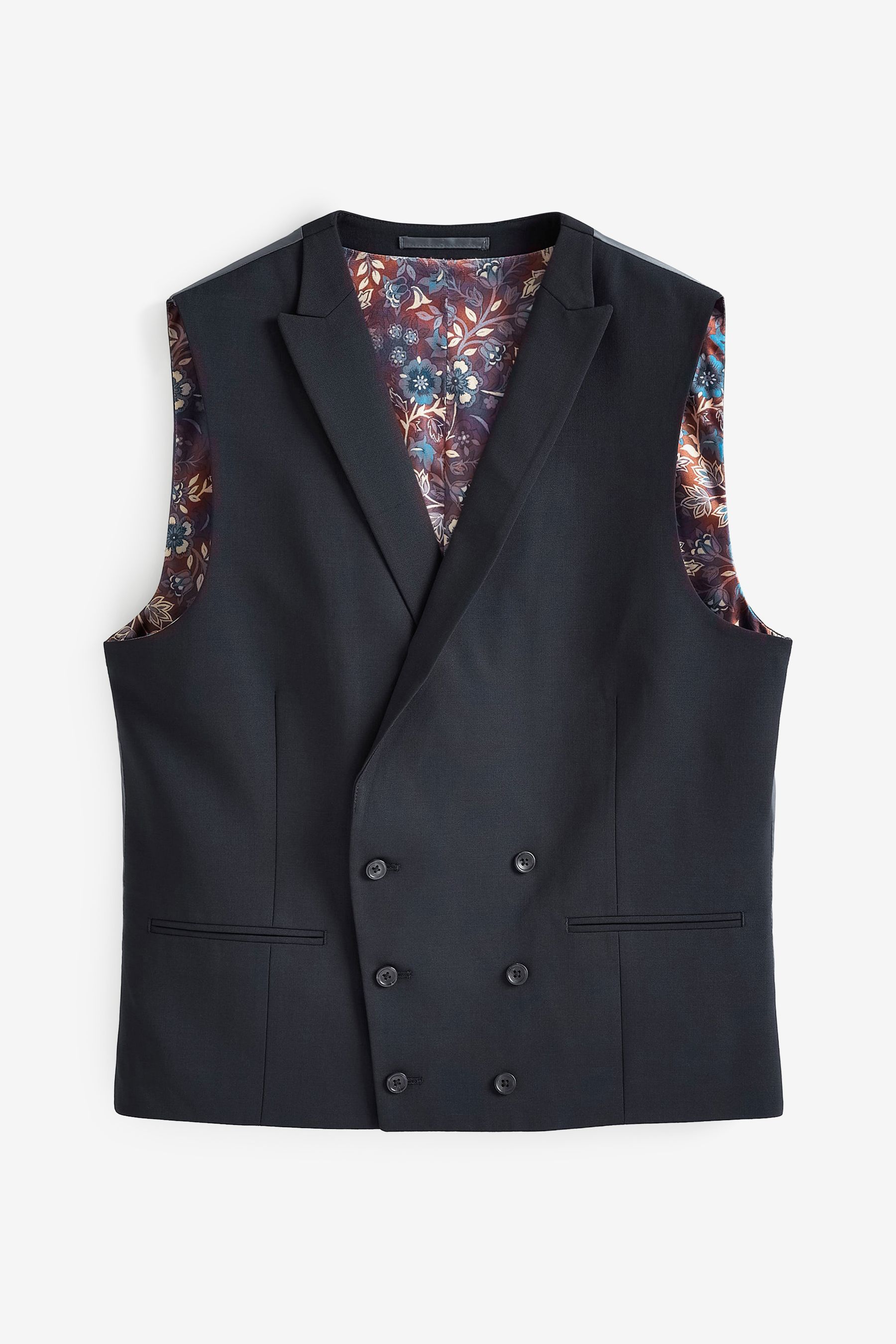 Wool double breasted morning waistcoat hot sale