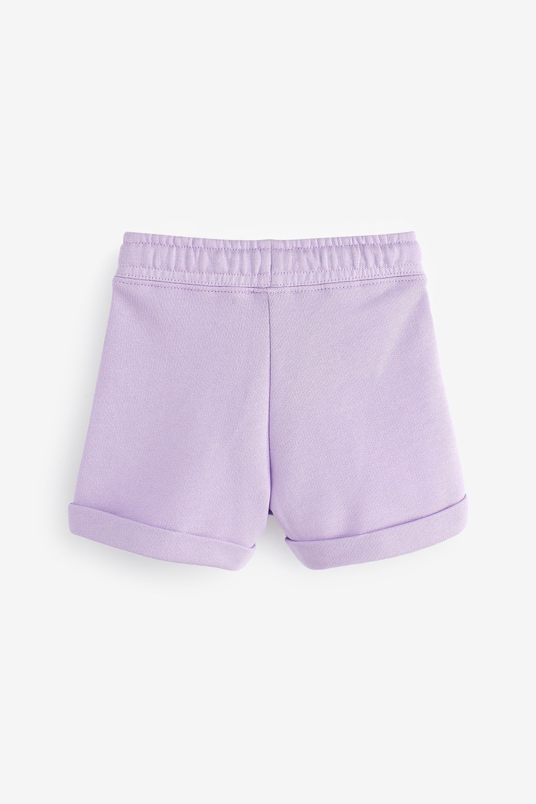 Benetton Girls 100 Cotton Jersey Shorts 34years PURPLE