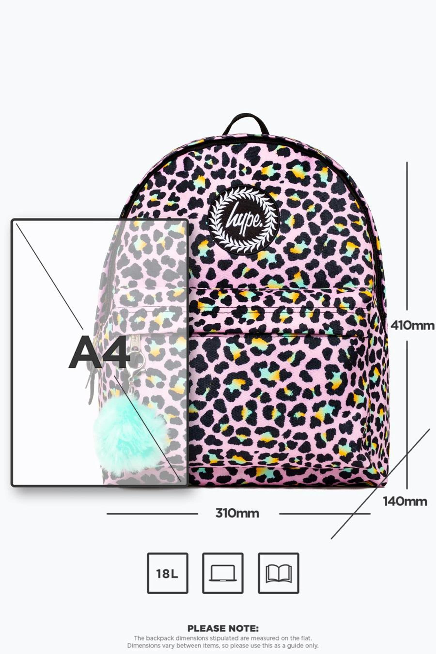Hype backpack leopard print 2025