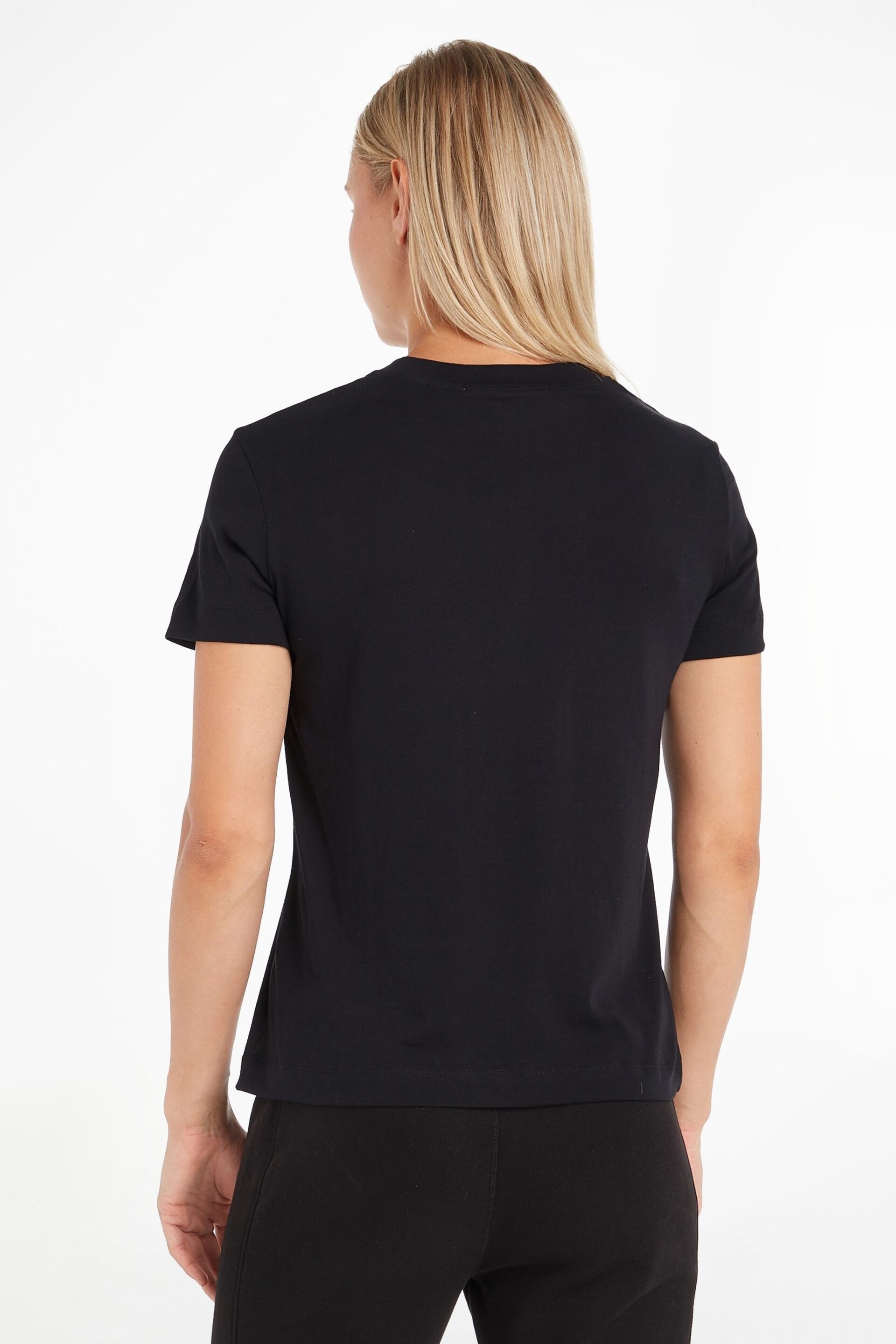 Calvin Klein Jeans Black Core Monogram Regular T-Shirt - Image 2 of 5