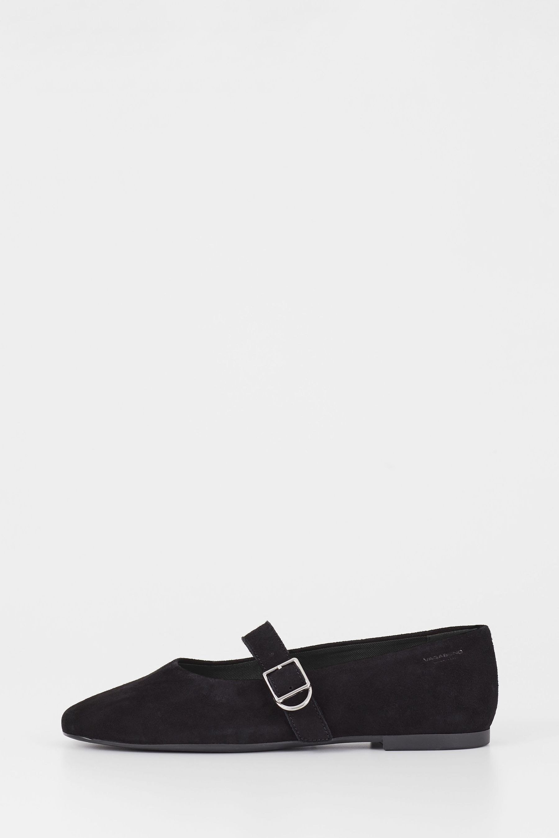Vagabond Shoemakers Jolin Suede Mary Jane Black Shoes