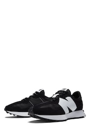 New Balance White/Black Mens 327 Trainers - Image 11 of 12