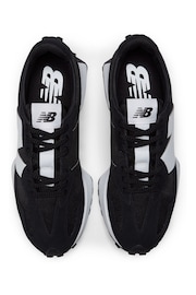 New Balance White/Black Mens 327 Trainers - Image 12 of 12