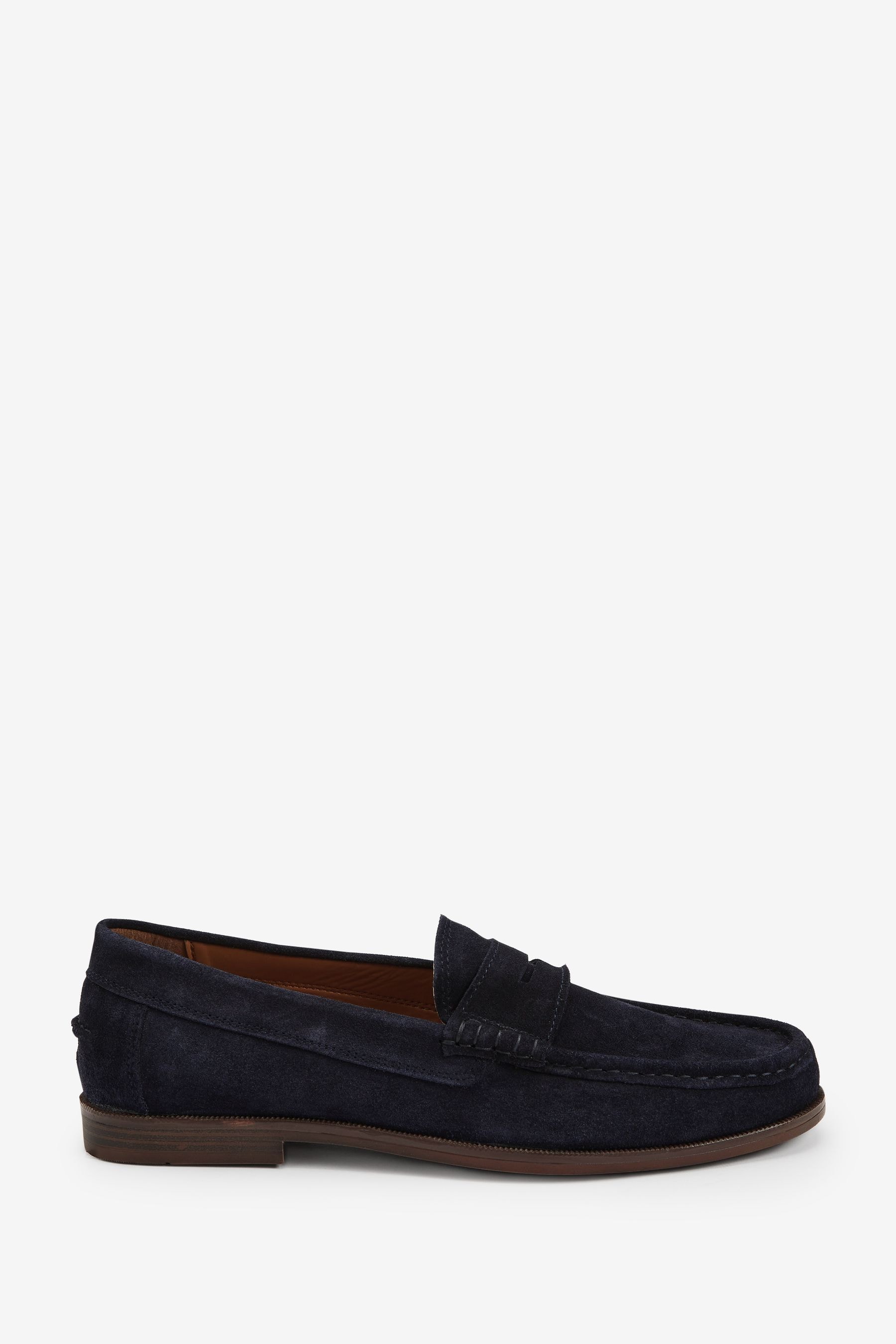 Mens navy penny loafers store