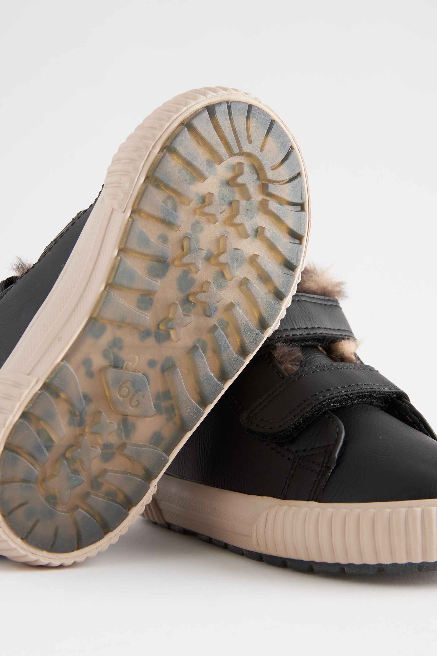 Buy Black Bunny Wide Fit G Touch Fasten Strap High Top Trainers from Next Canada