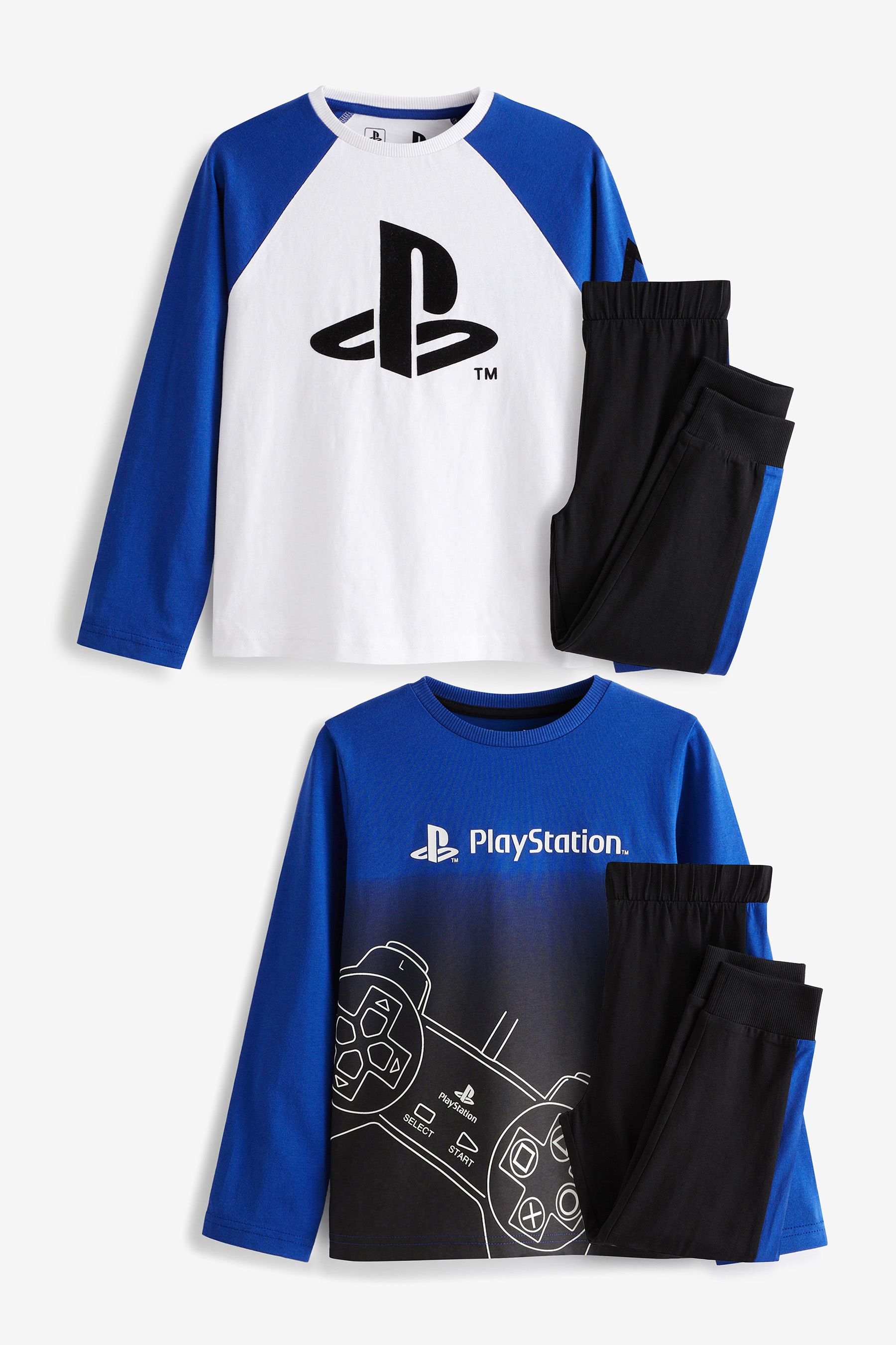 Buy Blue PlayStation Pyjamas 2 Pack 3 16yrs from Next Luxembourg