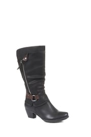 Pavers Low Heeled Slouch Boots - Image 3 of 5