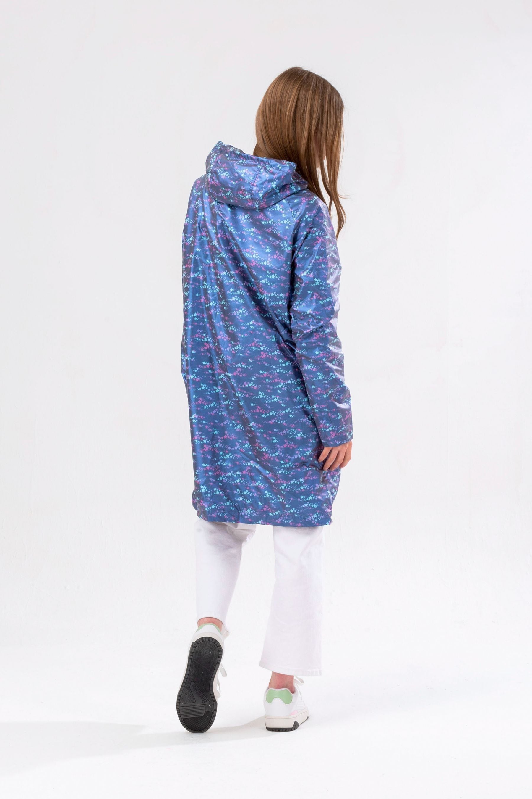 Buy Hype. Girls Longline Multi Star Fade Raincoat from Next Luxembourg