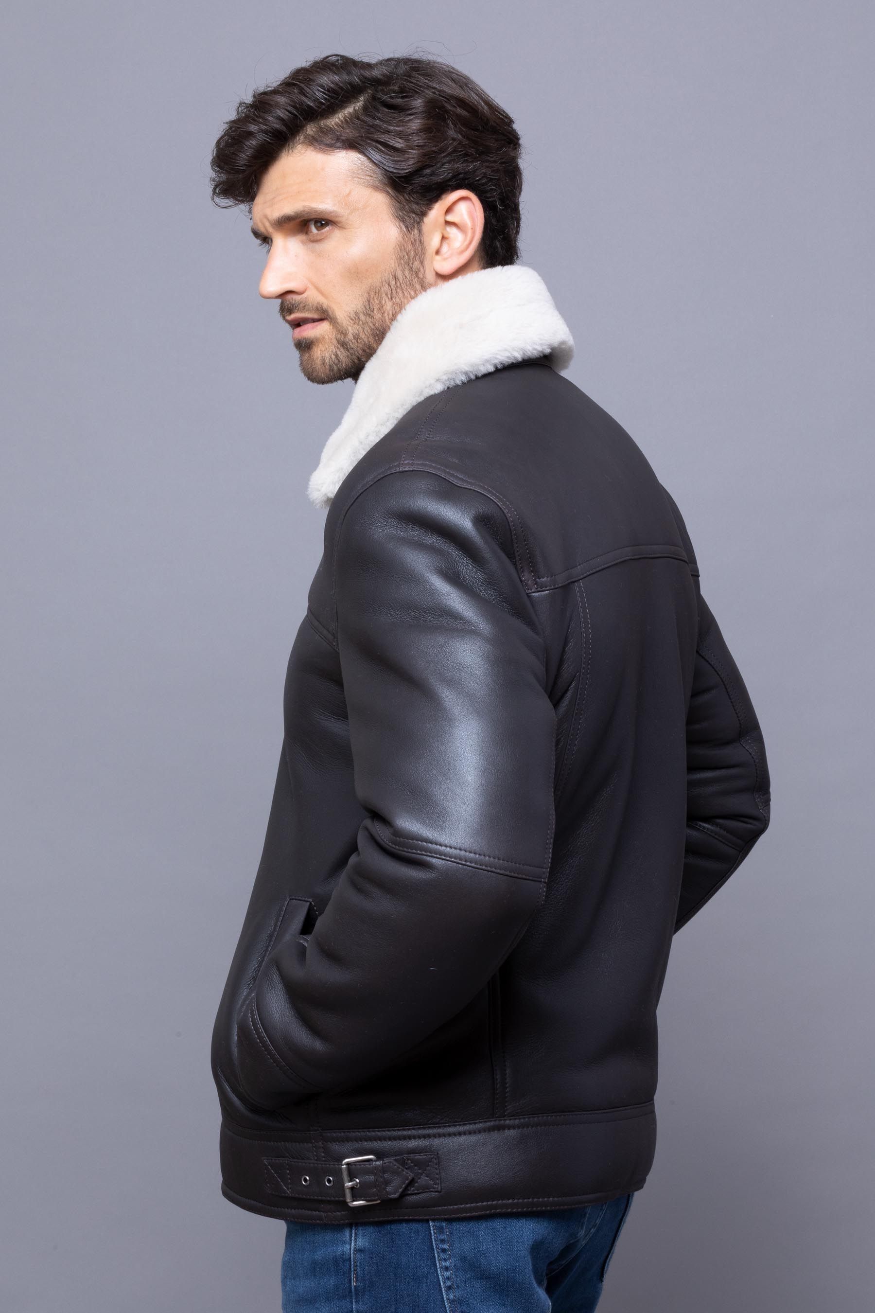 Buy Lakeland Leather Brown Spitfire Sheepskin Aviator Jacket from Next Belgium