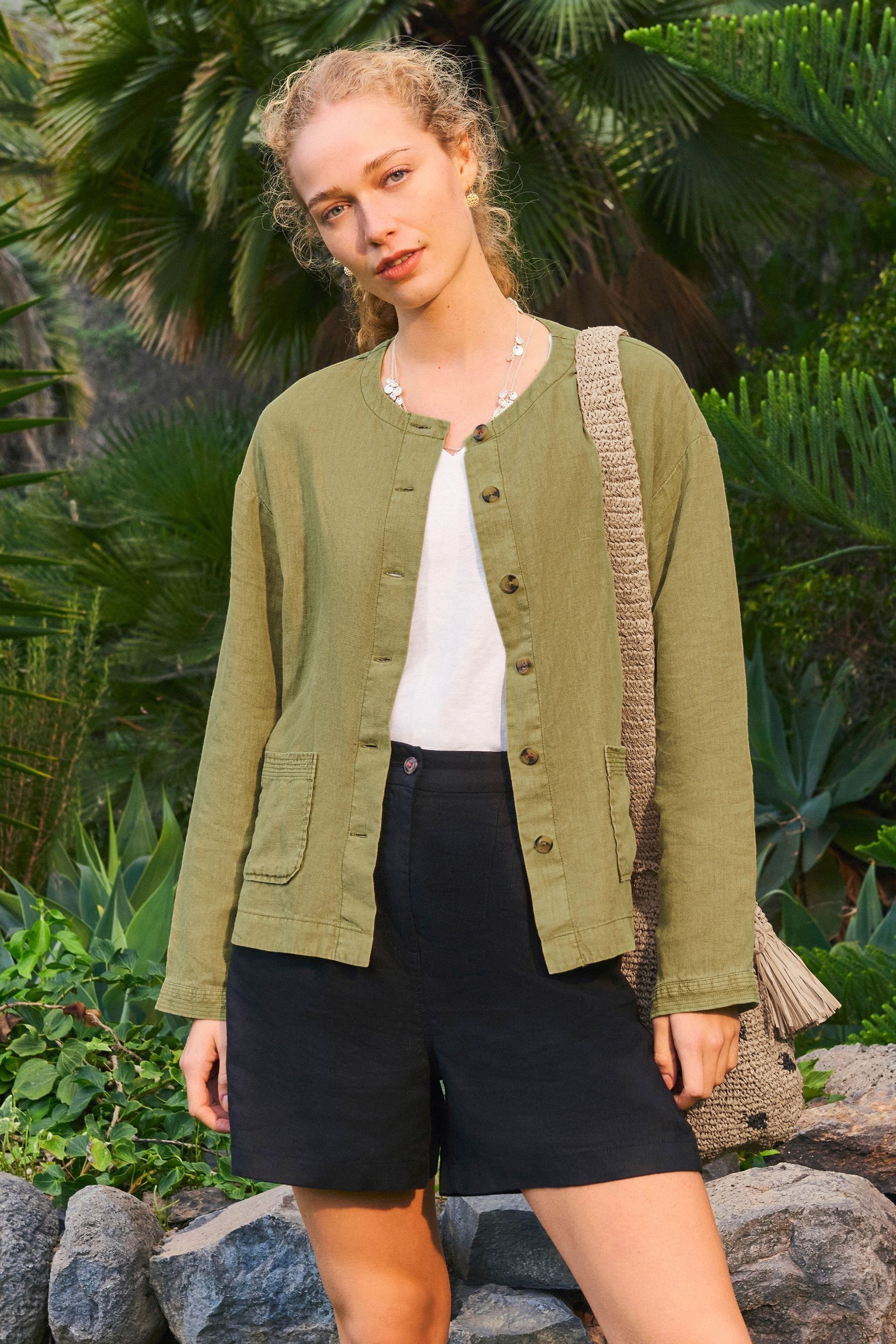 White stuff linen jacket new arrivals