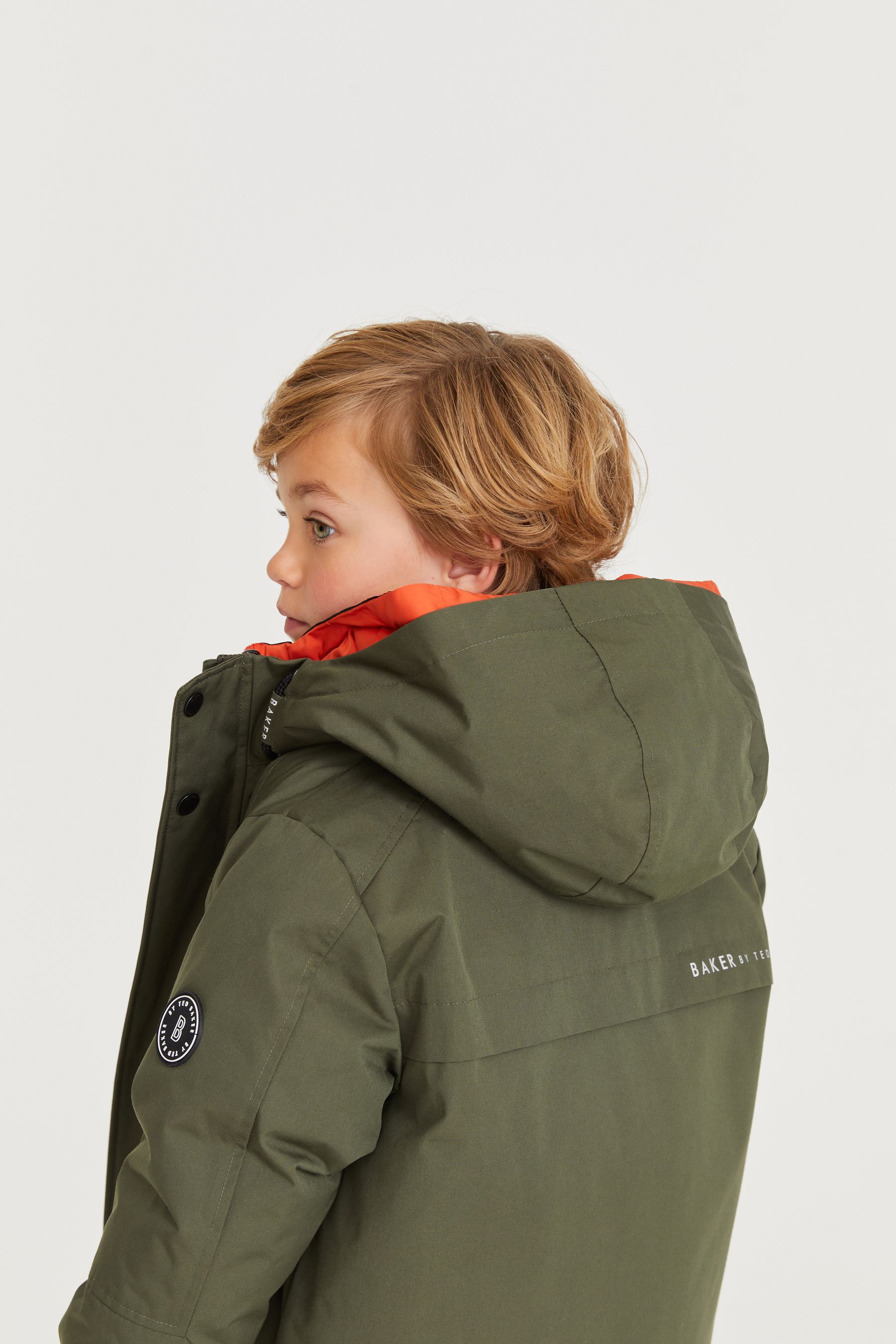 Buy Baker by Ted Baker Khaki Green 2 In 1 Parka Coat from Next Luxembourg