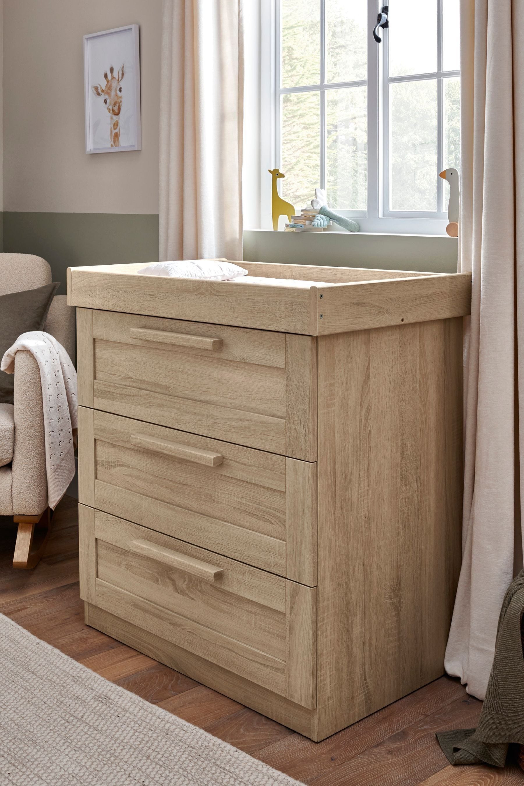 Buy Mamas Papas Light Oak Atlas 2 Piece Furniture Set Cot Bed from the Next UK online shop