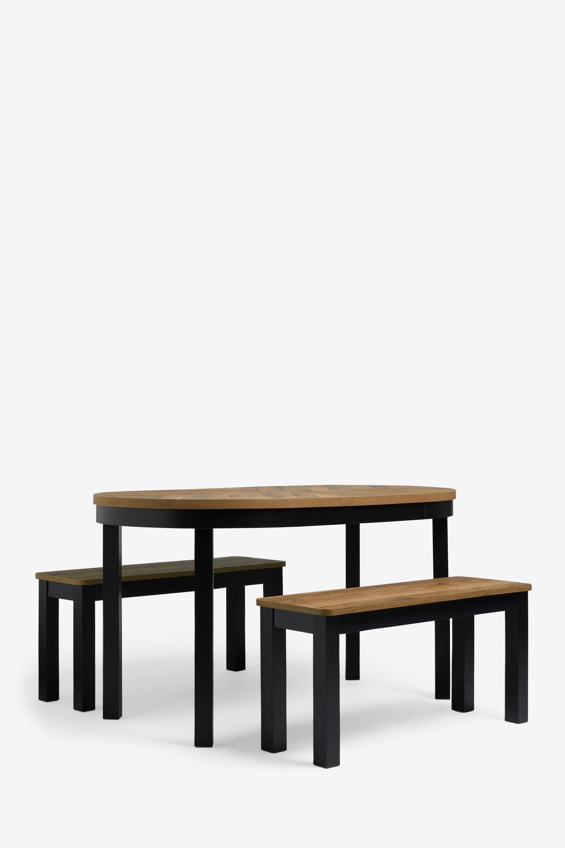 Next bronx table and bench set online