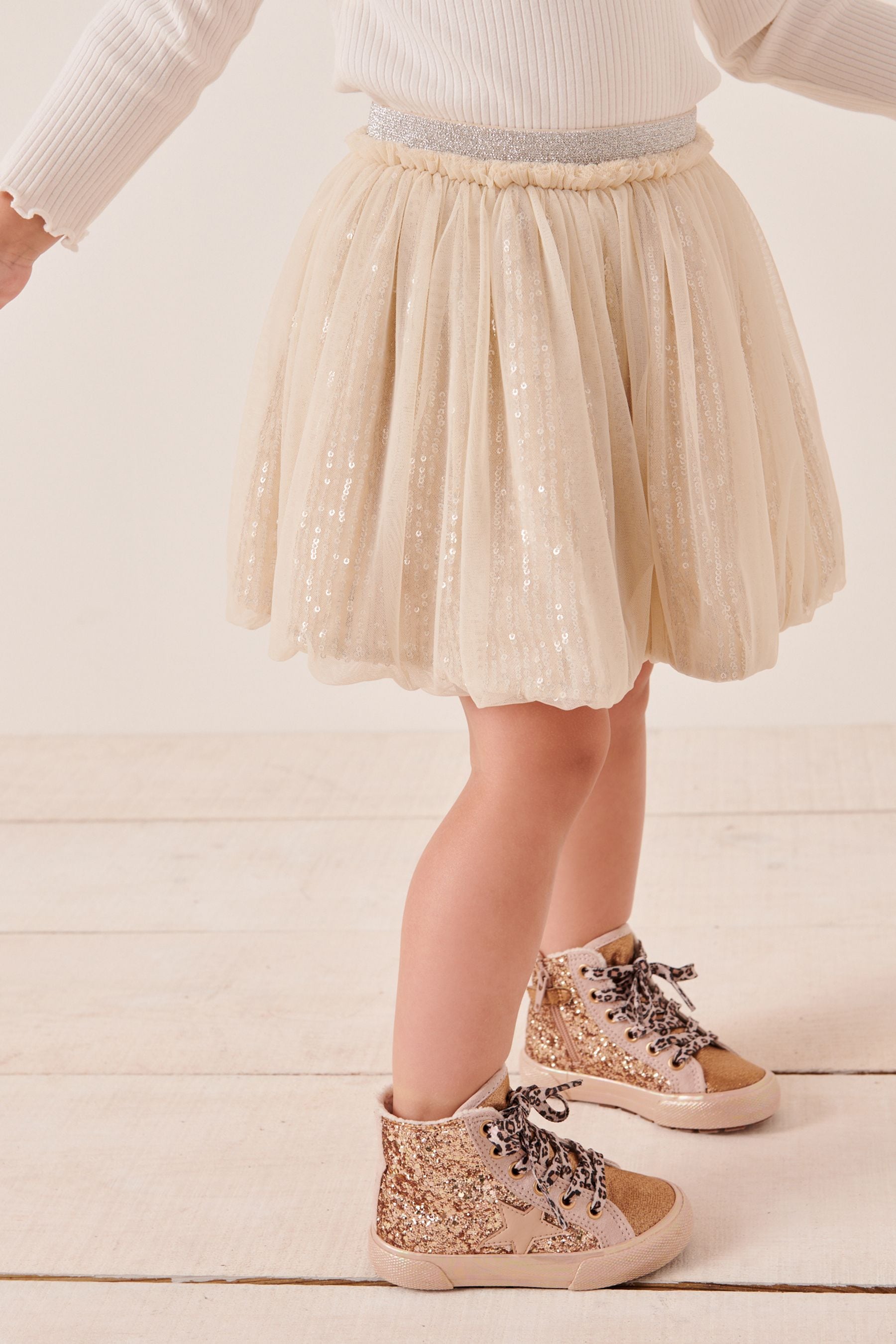 Jupe tulle doré outlet