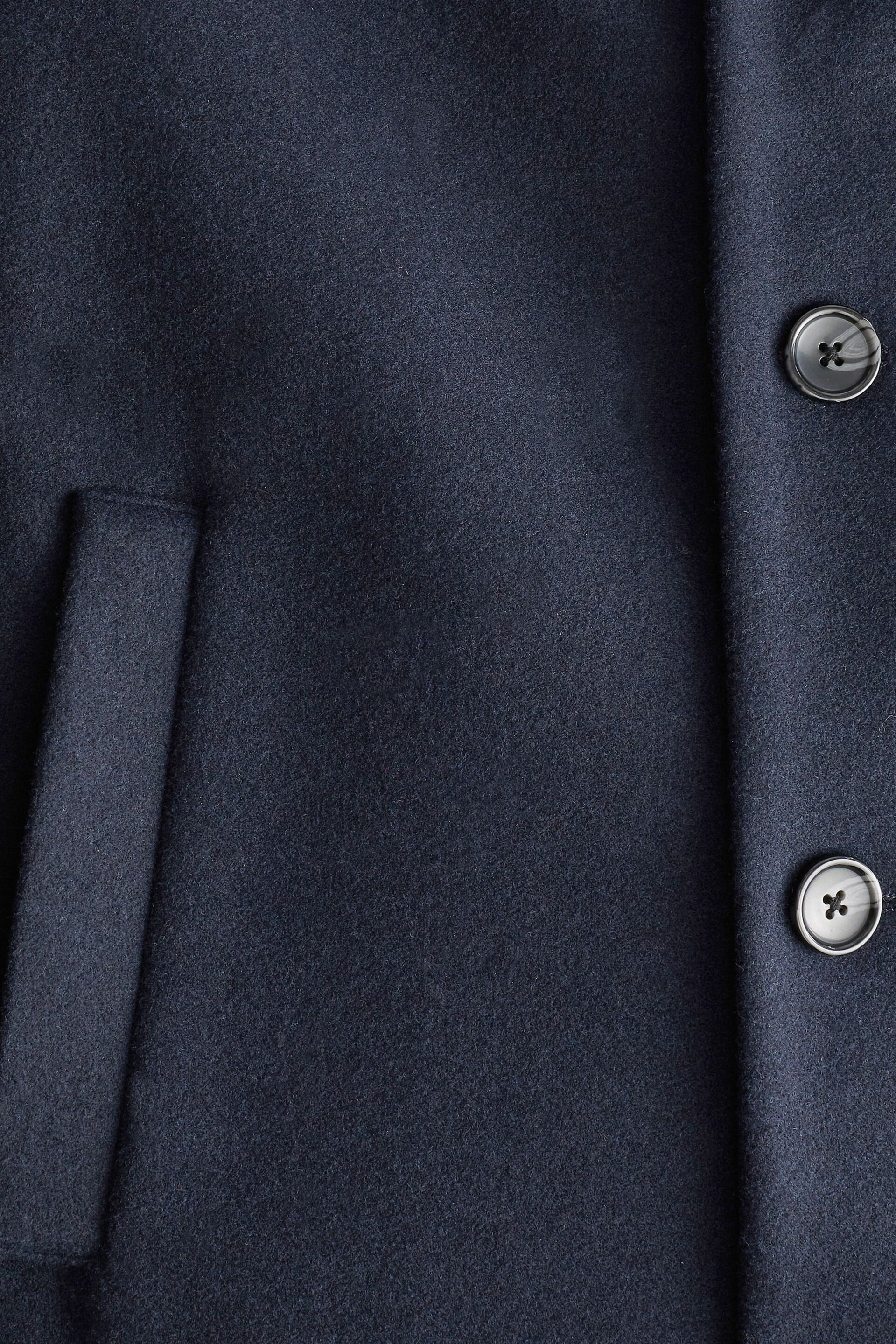 Navy Blue Epsom Overcoat - Image 12 of 13