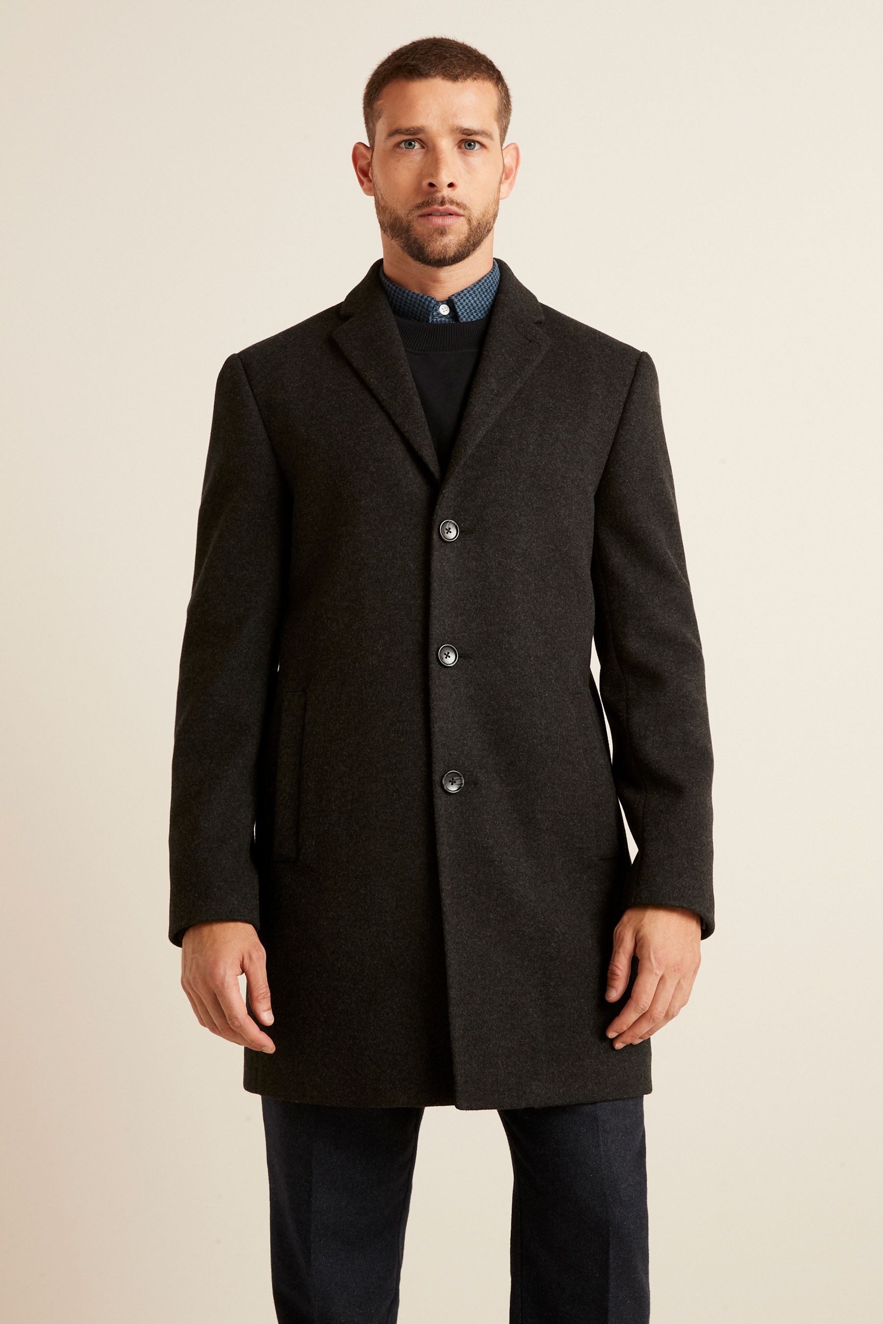 Charcoal epsom coat store