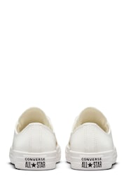 Converse White Leather Low Top Trainers - Image 5 of 7