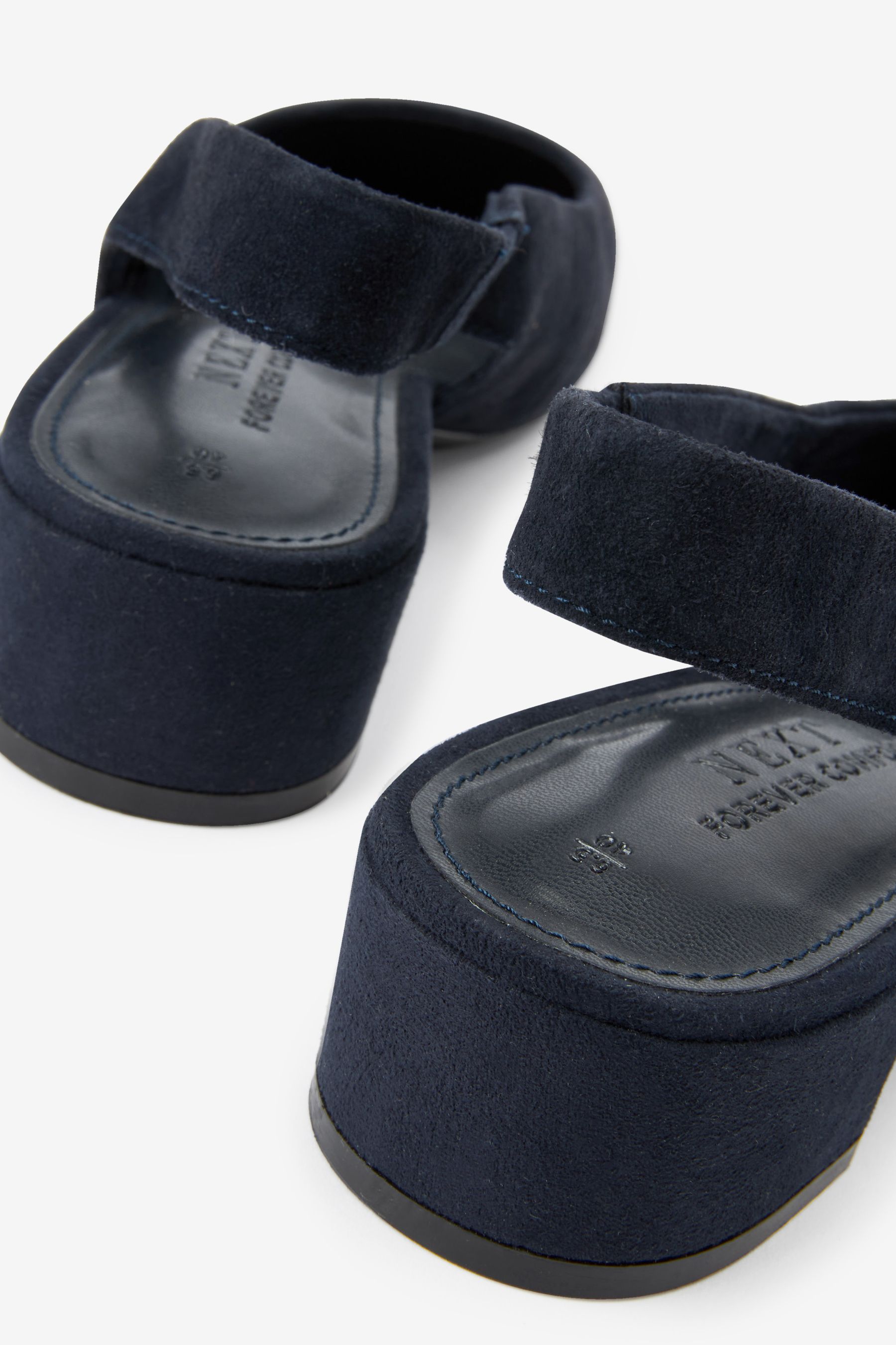 Next navy slingbacks top