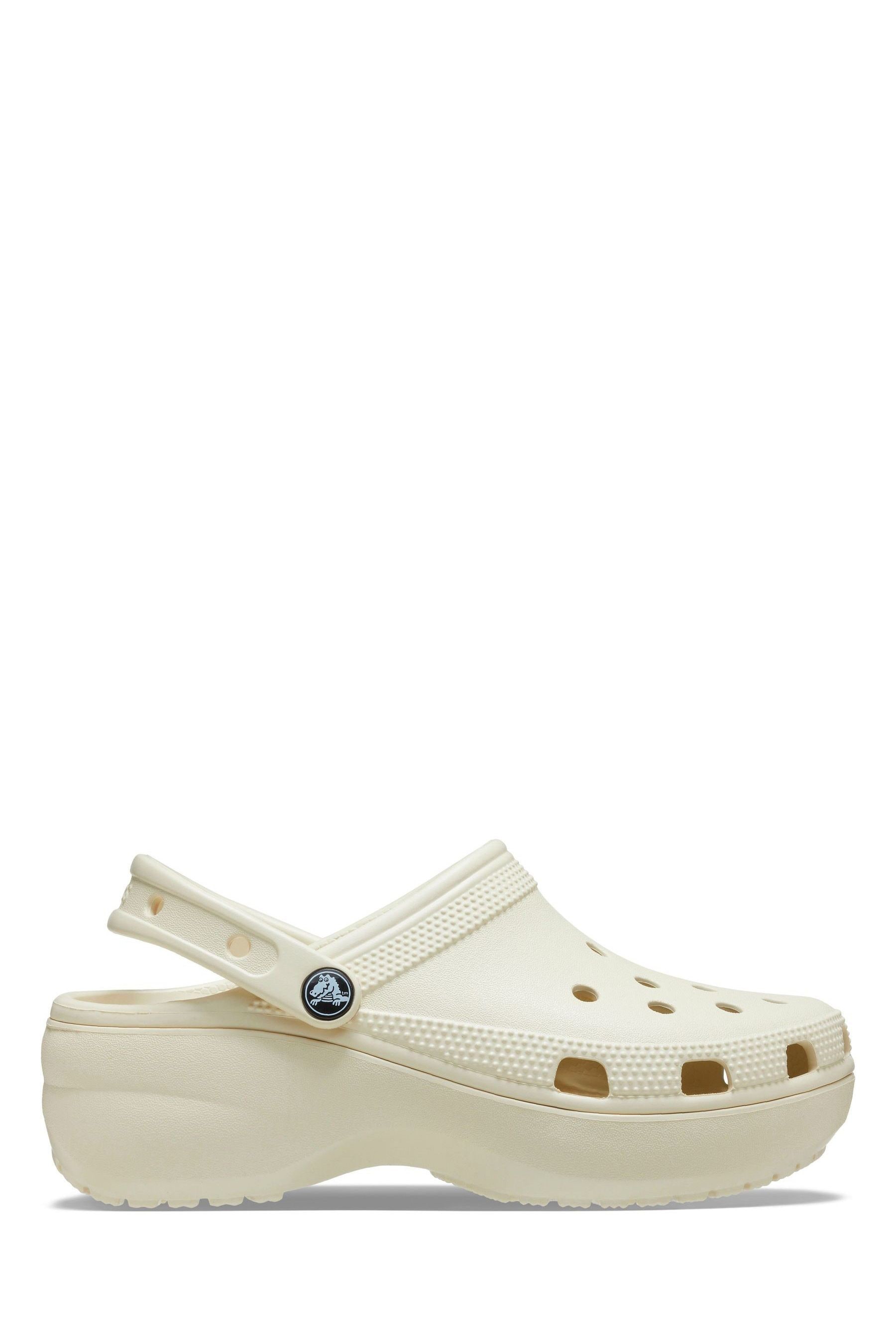 Buy Crocs Light Cream Classic Platform Clogs from the Next UK online shop