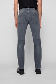 BOSS Light Grey Delaware Slim Fit Jeans - Image 2 of 4