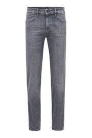 BOSS Light Grey Delaware Slim Fit Jeans - Image 5 of 5
