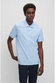 BOSS Light Blue Paddy Polo Shirt - Image 1 of 5