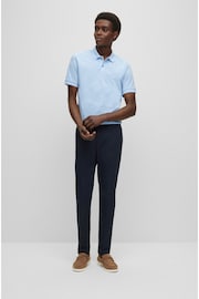 BOSS Light Blue Paddy Polo Shirt - Image 3 of 5