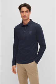 BOSS Dark Blue Passerby Polo Shirt - Image 1 of 4
