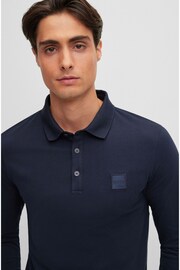 BOSS Dark Blue Passerby Polo Shirt - Image 4 of 4