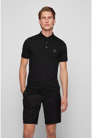 BOSS Black Slim Fit Box Logo Polo Shirt - Image 1 of 5