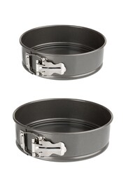 Luxe Set of 2 Grey Spring Form Cake Pans - Image 2 of 3