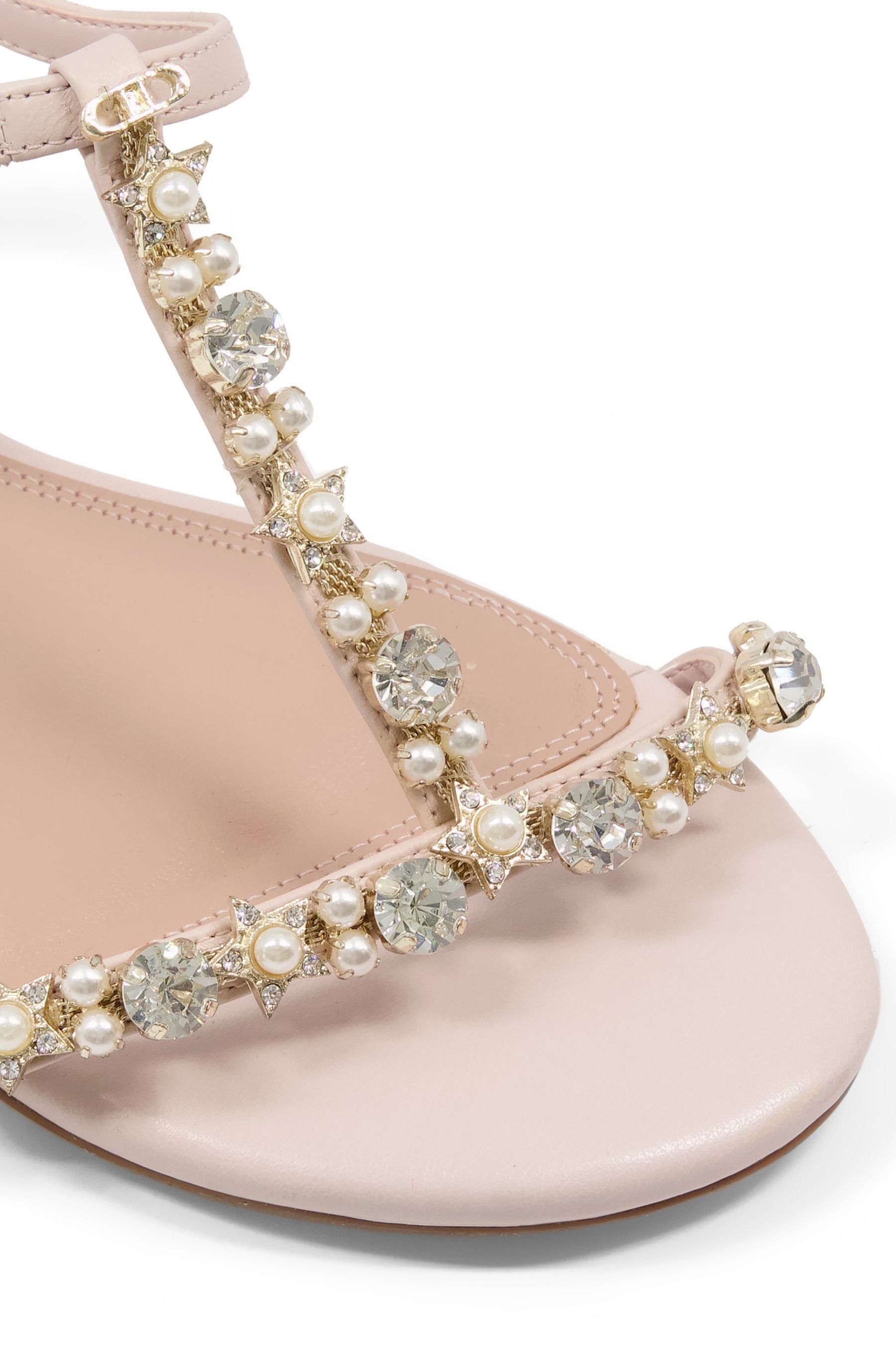 Buy Dune London Natural Nassa Star Embellished Sandals from Next Luxembourg