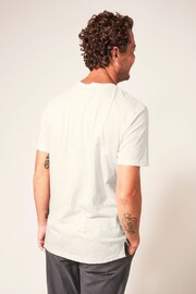 White Stuff Natural Abersoch 100% Cotton Short Sleeve T-Shirt - Image 2 of 6