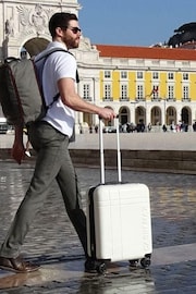 Cabin Max White Velocity Carry On Case 55cm 4 Wheel Suitcase - Image 6 of 6