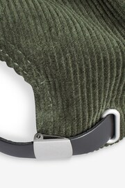 Khaki Green Corduroy Cap - Image 4 of 4