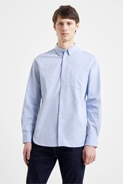 French Connection Blue Oxford Long Sleeve Shirt - Image 1 of 7