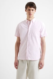 French Connection Oxford Short Sleeve White Shirt - Image 1 of 4