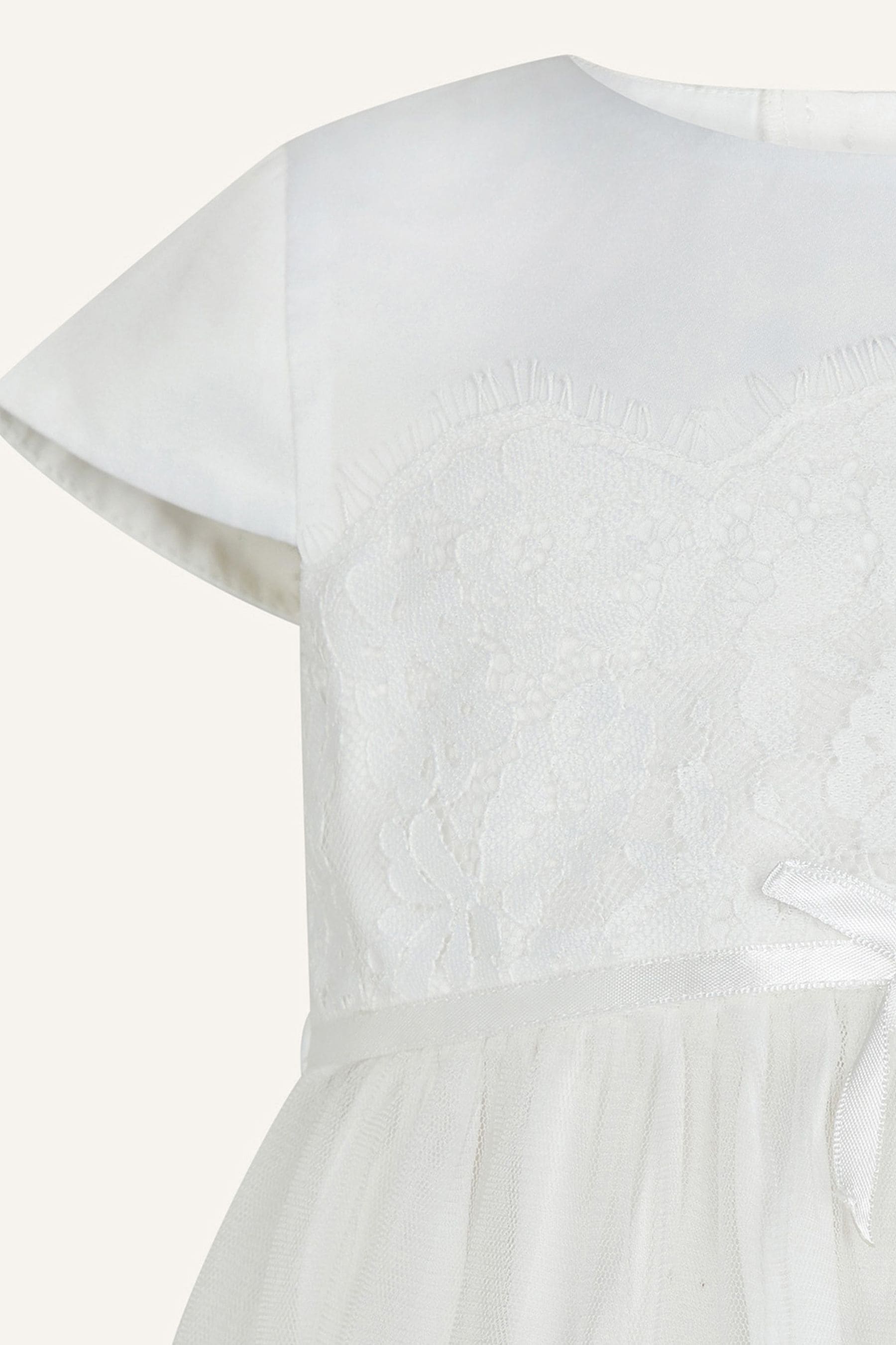 Monsoon Natural Baby Alovette Christening Dress